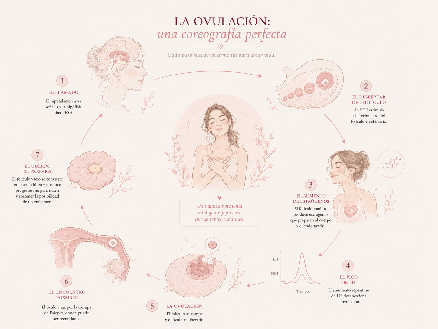 Infografía ovulación — creada con IA